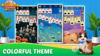 Solitaire Jigsaw Puzzle screenshot 4