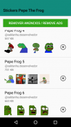 Figurinhas Pepe the Frog -  Stickers WastickerApps screenshot 3