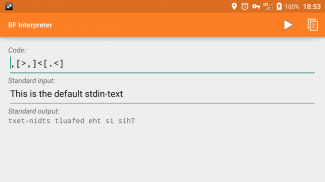 BF Interpreter screenshot 3