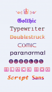 Fonts - Fancy Fonts Art screenshot 3