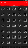 Half Light Black Icon Pack ✨Free✨ screenshot 2