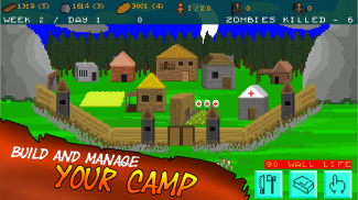 Zombie Survival Camp Pixel screenshot 1