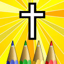 Christian Colouring Icon