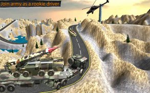 Army missile transport Driver screenshot 3