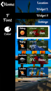 Exotic Birds Weather Clock screenshot 3