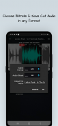 MP3 WAV AAC M4A Áudio Cortador, Conversor, Fusão screenshot 5