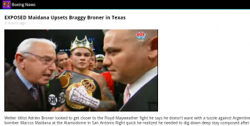 Boxing News screenshot 0