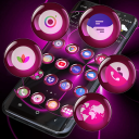 Theme Launcher - Spheres Pink