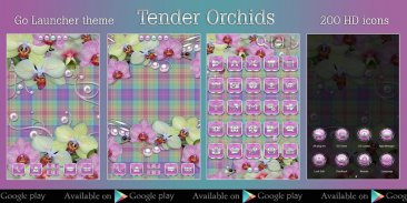 Tender Orchids Go Locker theme screenshot 2