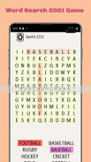 Word Search 2021 screenshot 1