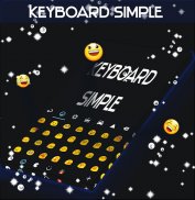 Simple Keyboard Dark Blue screenshot 2