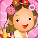 Coloring Girl - Draw & Doodle Icon