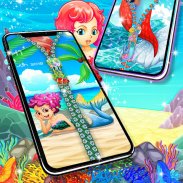 Mermaid lock screen screenshot 4