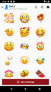 Nuovi adesivi divertenti Emoji screenshot 9