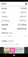 Income Calculator - Salary And Pay Rate Conversion screenshot 2