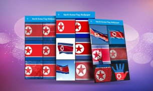 North Korea Flag Wallpaper screenshot 3