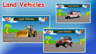 Learn Vehicles for Kids screenshot 2