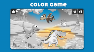 恐龙刮掉和色彩为孩子 screenshot 2