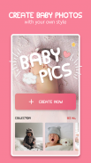 Baby art: Baby photo & Baby pics app free screenshot 1