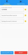 INCOME TAX CALCULATOR screenshot 1