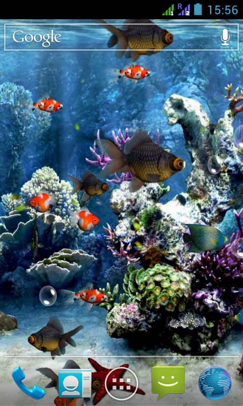 Wallpaper Aquarium 3d Bergerak Apk Image Num 2