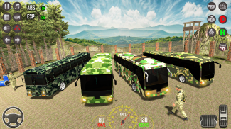 Army bus game military bus screenshot 5