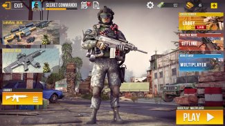 Real Commando Secret Mission - Free Shooting Games screenshot 1