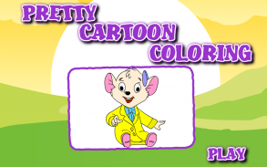 Coloring Game-Pretty Cartoon screenshot 0