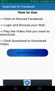 SnapTube Downloader for Facebook screenshot 1