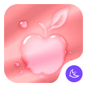 Pink iPhone X-- APUS Launcher Free Theme Icon