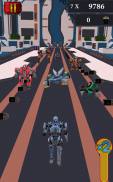 Runbot Runner 3D-Scifi Modern Run screenshot 4