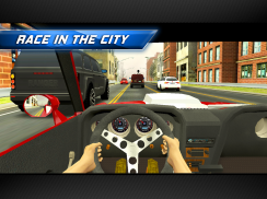 Racing in City - قيادة السيارة screenshot 4