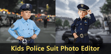 Kids Police Suit Photo Editor screenshot 5