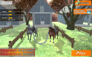 श्रृंखलित घोडो की दौड़: डर्बी खोज सवार screenshot 1
