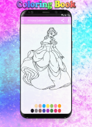 Princess Coloring Book screenshot 2