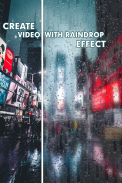 Rain Effect Video Maker and live wallpaper screenshot 1