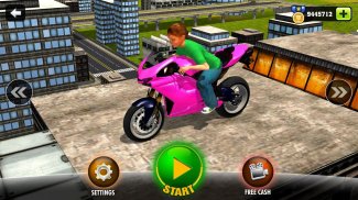 Kinder Motorrad Stunt Rider 3D screenshot 6