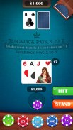 Blackjack 21: casino card game screenshot 0