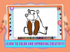 Animal Coloring Pages Games - Learn About Animals screenshot 4