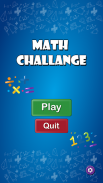 Math Challenge - Math Game screenshot 1