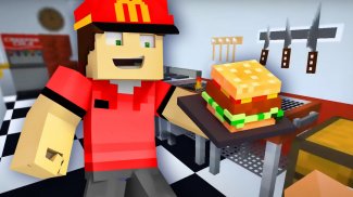 Mod of McDonald's in Minecraft screenshot 1