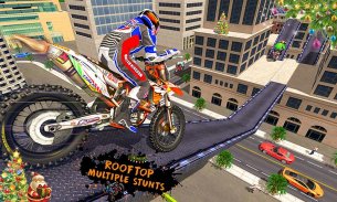 Bike Stunt: Extreme Roof Drive screenshot 0