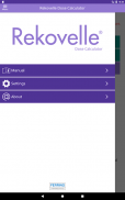 Rekovelle® Dose Calculator screenshot 2