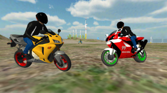 Motorbike Driving: Chained Car screenshot 1