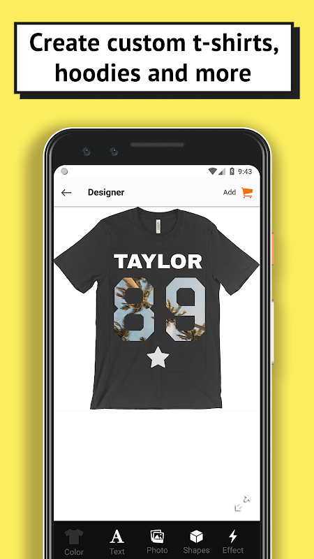 create custom t shirts