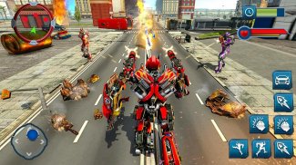Ramp Car Robot Transforming Game: Robot Car Games screenshot 1
