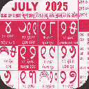 2025 Calendar Odia Icon