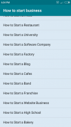 How to start business screenshot 2