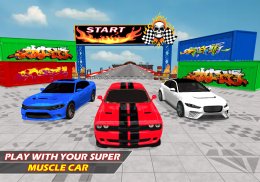 Muscle Car Extreme Racing Stunts screenshot 3