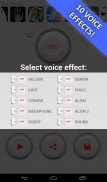 Cambiador de Voz fácil de usar screenshot 7
